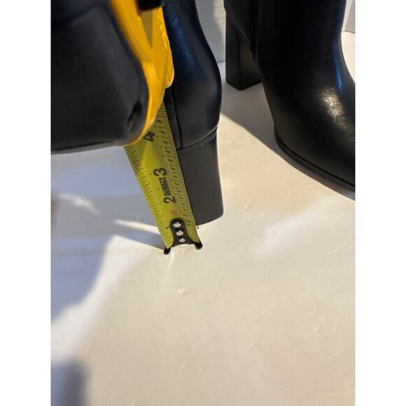 Calvin Klein Women's Dawna Knee High Boot Black leather 9.5 - Picture 6 of 8